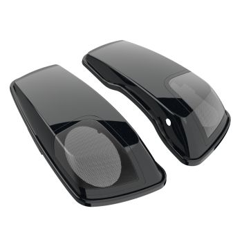 Midnight Pearl 5x7 Saddlebag Speaker Lids for Harley Davidson Touring 2014+