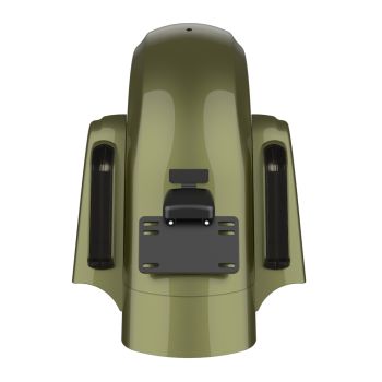 AdvanBlack Mineral Green Metallic CVO Style Rear Fender System For 2014+ Harley Davidson Touring Models
