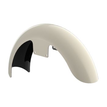 Golden White Pearl 19" Wrapper Hugger Front Fender for harley 24up touring