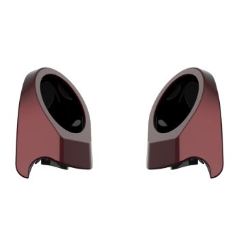 Mysterious Red Sunglo 6.5 Inch Speaker Pods for Advanblack & Harley King Tour Pak