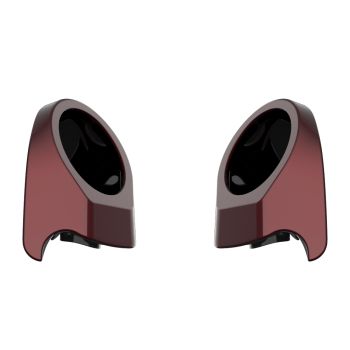 Mysterious Red Sunglo 6.5 Inch Speaker Pods for Advanblack & Harley King Tour Pak