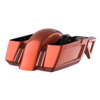 Orange Lava Holeshot Chopped Bagger Kit for '14-'23 Harley Touring