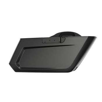 Midnight Ember Holeshot Chopped Saddlebags Bottoms for '23.5-Up Harley Touring