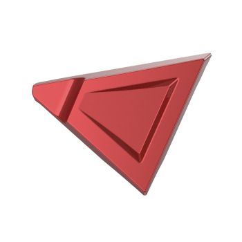 Ember Red Sunglo Holeshot Performance Side Cover For Harley Touring