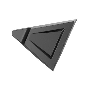 Black Quartz Holeshot Performance Side Cover For Harley Touring