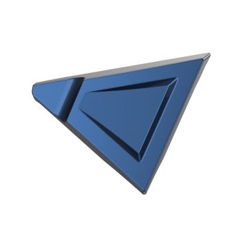 Big Blue Pearl Holeshot Performance Side Cover For Harley Touring