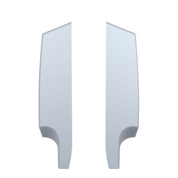Brilliant Silver Holeshot Performance Side Cover For Harley Touring