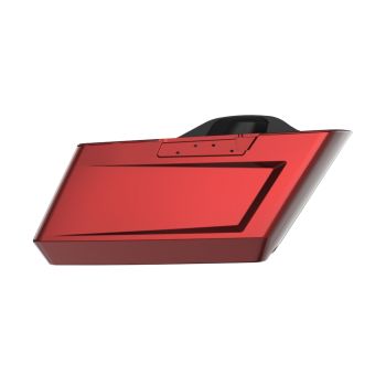 Hard Candy Hot Rod Red Flake Holeshot Performance Saddlebag Bottom For Harley Touring