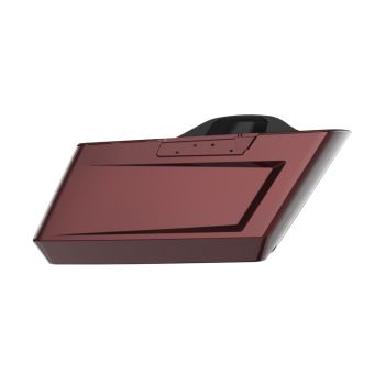Mysterious Red Sunglo Holeshot Performance Saddlebag Bottom For Harley Touring