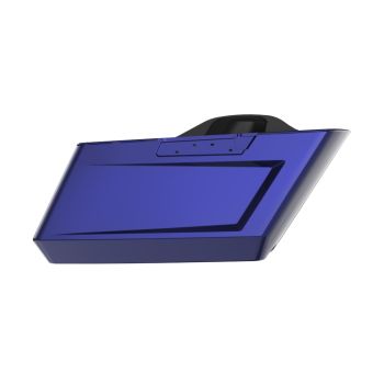 Zephyr Blue Holeshot Performance Saddlebag Bottom For Harley Touring