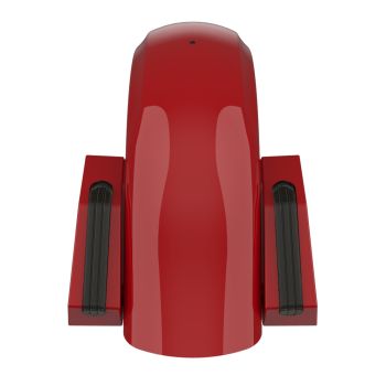 Redline Red Holeshot Performance Rear Fender w/Smoke Led light For Harley Touring