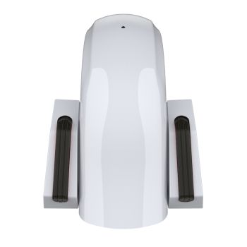 Crushed Ice Pearl Holeshot Performance Rear Fender w/Smoke Led light For Harley Touring