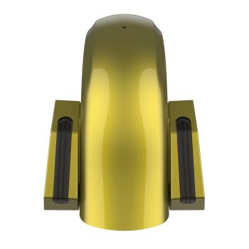 Eagle Eye Yellow Holeshot Performance Rear Fender w/Smoke Led light For Harley Touring