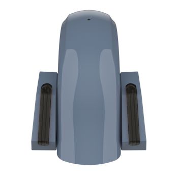 Gunship Gray Holeshot Performance Rear Fender w/Smoke Led light For Harley Touring