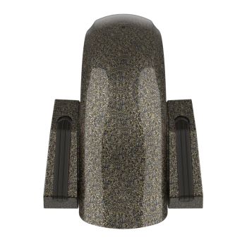 Hard Candy Black Gold Flake Holeshot Performance Rear Fender w/Smoke Led light For Harley Touring