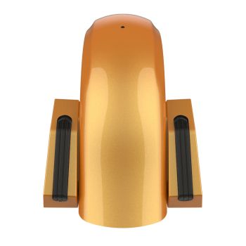 Hard Candy Gold Flake Holeshot Performance Rear Fender w/Smoke Led light For Harley Touring