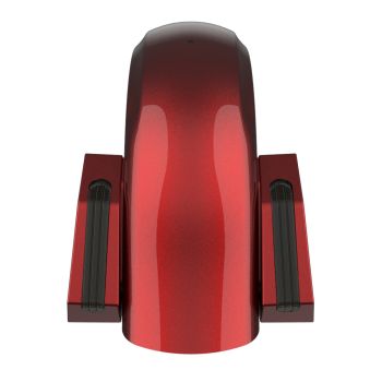 Hard Candy Hot Rod Red Flake Holeshot Performance Rear Fender w/Smoke Led light For Harley Touring
