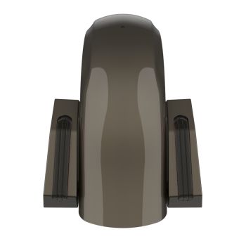 River Rock Gray Holeshot Performance Rear Fender w/Smoke Led light For Harley Touring