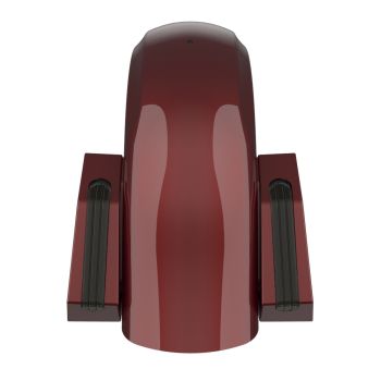 Stiletto Red Holeshot Performance Rear Fender w/Smoke Led light For Harley Touring