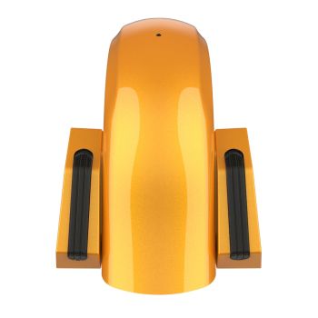 Chrome Yellow Pearl Holeshot Performance Rear Fender w/Smoke Led light For Harley Touring