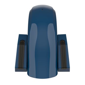 Reef Blue Holeshot Performance Rear Fender w/Smoke Led light For Harley Touring