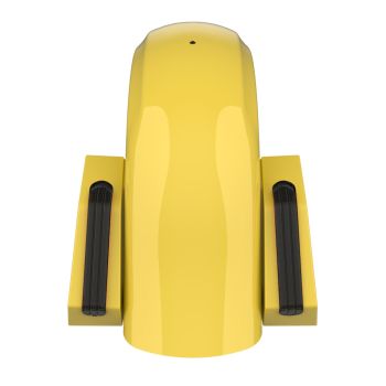 Industrial Yellow Holeshot Performance Rear Fender w/Smoke Led light For Harley Touring