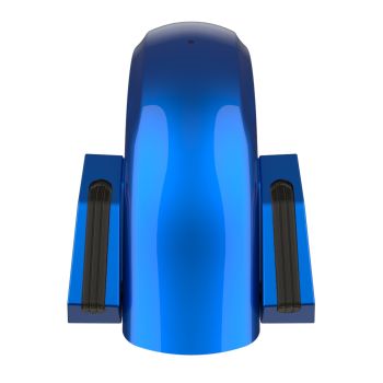 Blue Burst Holeshot Performance Rear Fender w/Smoke Led light For Harley Touring