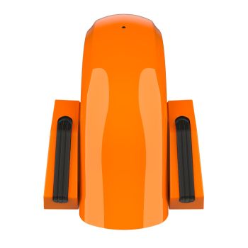 Baja Orange Holeshot Performance Rear Fender w/Smoke Led light For Harley Touring