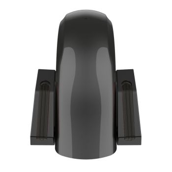 Gray Haze Holeshot Performance Rear Fender w/Smoke Led light For Harley Touring
