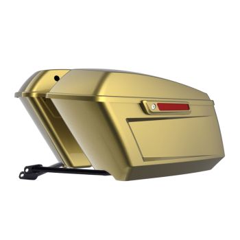 Olive Gold Holeshot Performance Saddlebag Kit Color Matched Latch For M8 Low Rider S/ ST