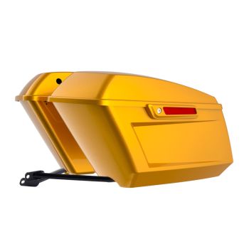 Prospect Gold Holeshot Performance Saddlebag Kit Color Matched Latch For M8 Low Rider S/ ST