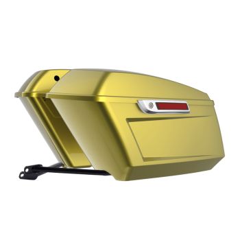 Eagle Eye Yellow Holeshot Performance Saddlebag Kit Chrome Latch For M8 Low Rider S/ ST