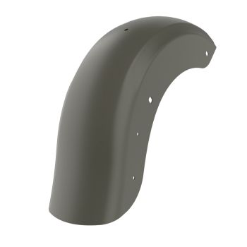 Industrial Gray Denim Holeshot Performance Rear Fender For Harley Touring