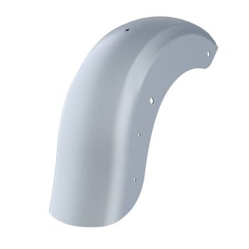 Baracuda Silver Denim Holeshot Performance Rear Fender For Harley Touring