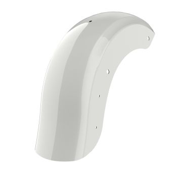 Stone Washed White Pearl Holeshot Performance Rear Fender For Harley Touring