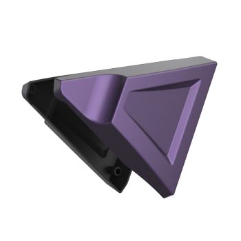 Purple Abyss Denim Holeshot Performance Side Cover For Harley Touring