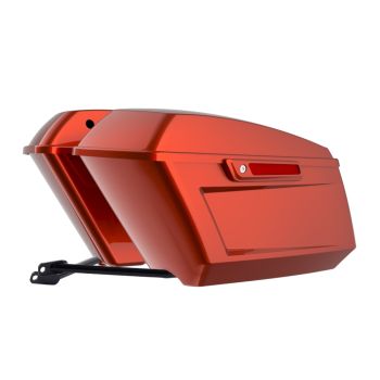 Whiskey Firestorm Holeshot Performance Saddlebag Kit Color Matched Latch For M8 Low Rider S/ ST