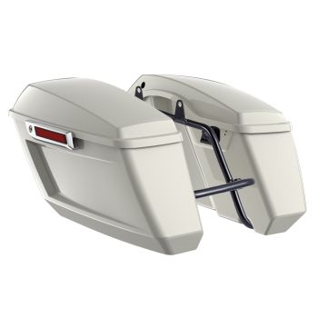 Bonneville Salt Pearl Holeshot Performance Saddlebag Kit Chrome Latch For M8 Low Rider S/ ST