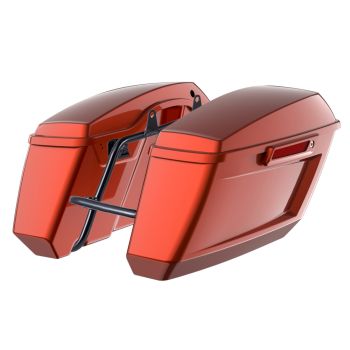 Whiskey Firestorm Holeshot Performance Saddlebag Kit Color Matched Latch For M8 Low Rider S/ ST