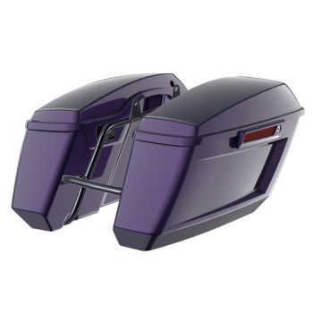 Mystic Shift Holeshot Performance Saddlebag Kit Color Matched Latch For M8 Low Rider S/ ST