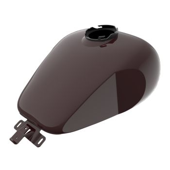 Billiard Burgundy HOLESHOT performance bagger style tank for '09-'23 Harley Tourings