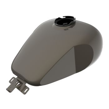 River Rock Gray HOLESHOT performance bagger style tank for '09-'23 Harley Tourings