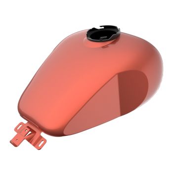 Sedona Orange HOLESHOT performance bagger style tank for '09-'23 Harley Tourings