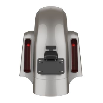 Advanblack Pewter Pearl CVO Style Rear Fender For 09-13 Harley Davidson Touring Models