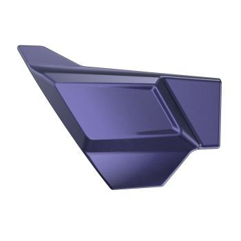 Advanblack Purple Abyss Holeshot 2.0 Side Cover for '23.5-Up Harley Touring | One-Piece Design