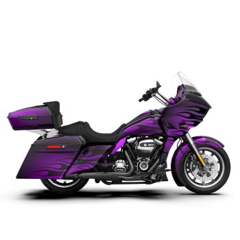 Purple Fade FULL BODY COLOR SWAP BUNDLE FOR HARLEY DAVIDSON 2015+  Road Glide