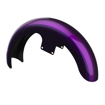 Purple Fire and Blackberry Smoke 21" REVEAL WRAPPER HUGGER FRONT FENDER FOR '09-'23 HARLEY TOURING