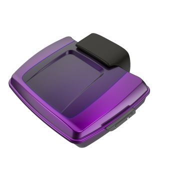 Purple Fire and Blackberry Smoke RUSHMORE Chopped TOUR PACK PAD FOR '97-'23 HARLEY TOURING / SOFTAIL