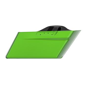 Radioactive Green Standard Non-Stretched Saddlebag Bottoms for Harley Davidson 2014+ Touring