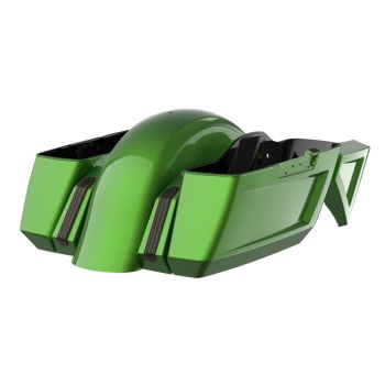 Radioactive Green Holeshot Chopped Bagger Kit for '14-'23 Harley Touring